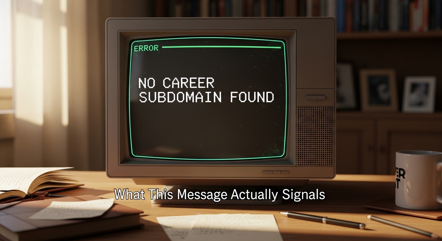 keine karriere-subdomain gefunden