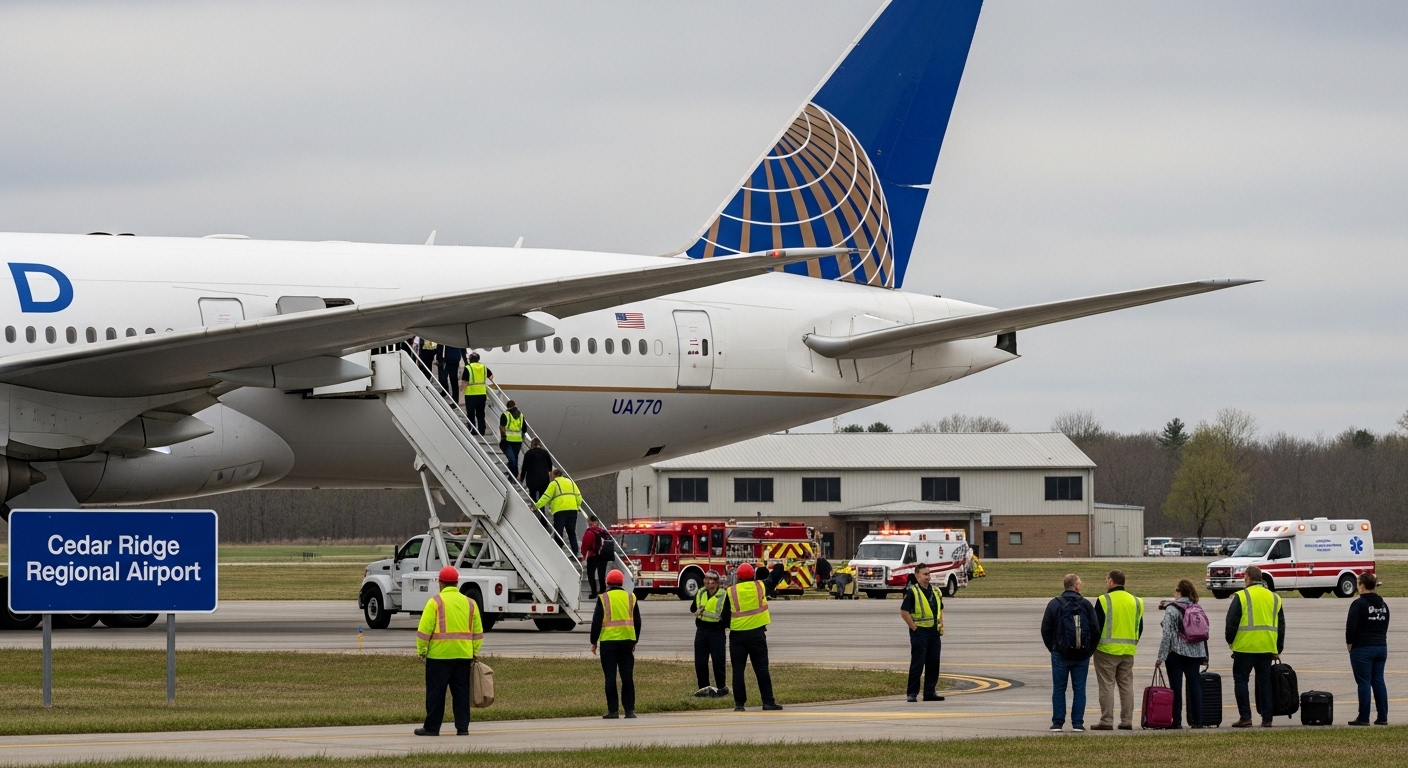 United Airlines Flight UA770 Emergency Diversion